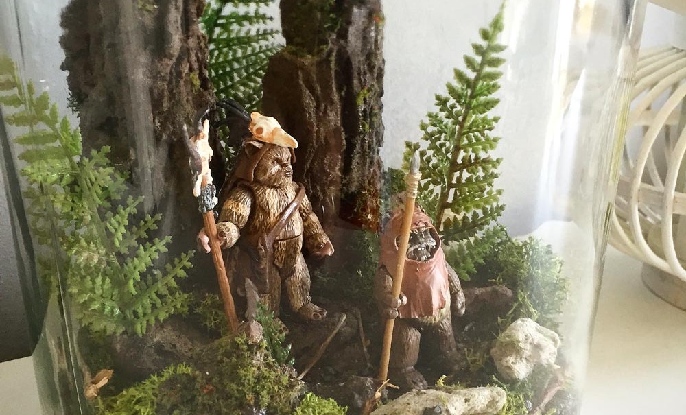 Ewoks im Glas