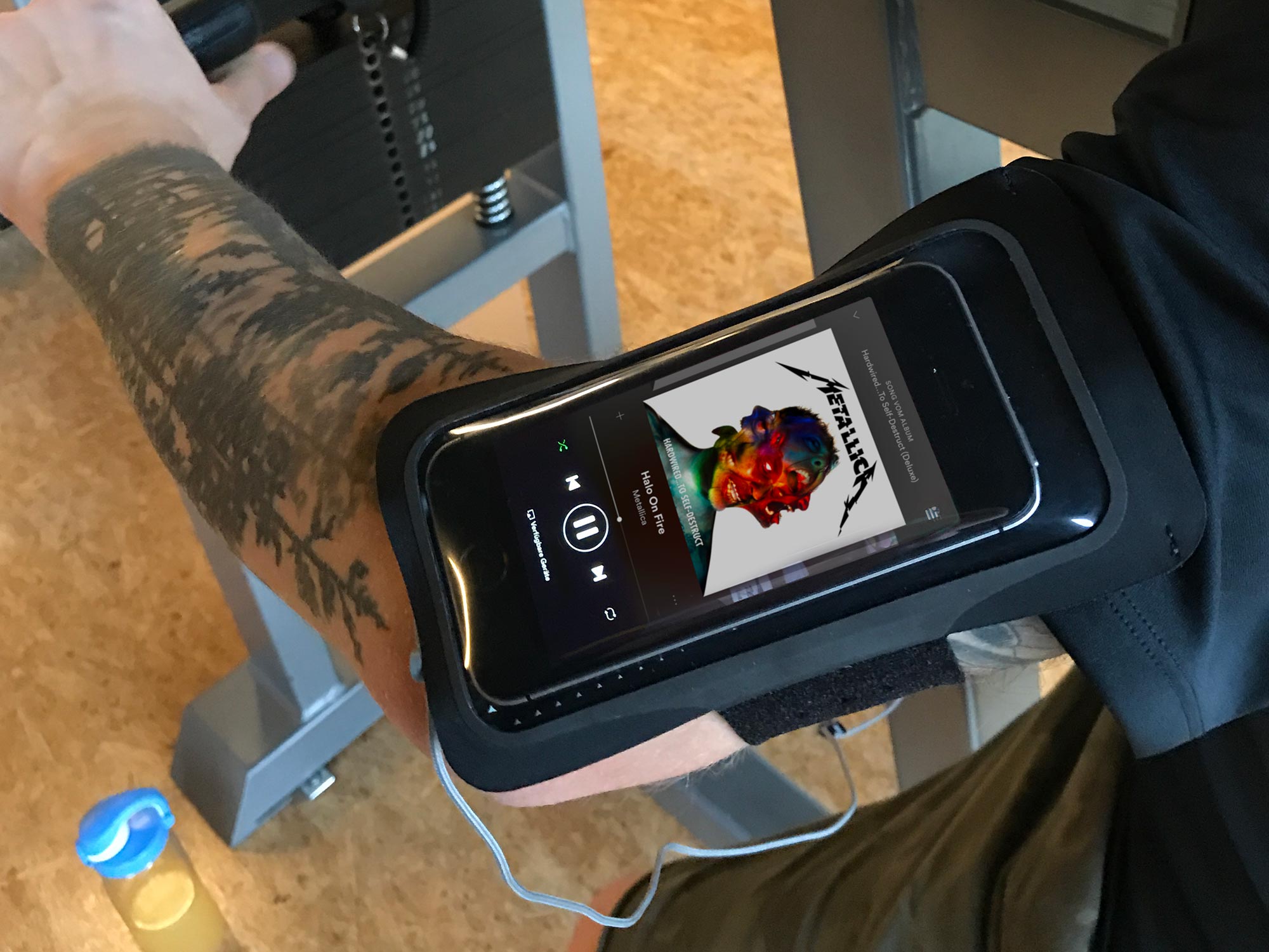 Workout mit Artwizz, Nalgene & Towell+